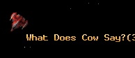 What Does Cow Say?