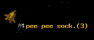 pee pee sock.