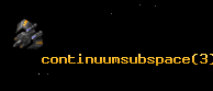 continuumsubspace
